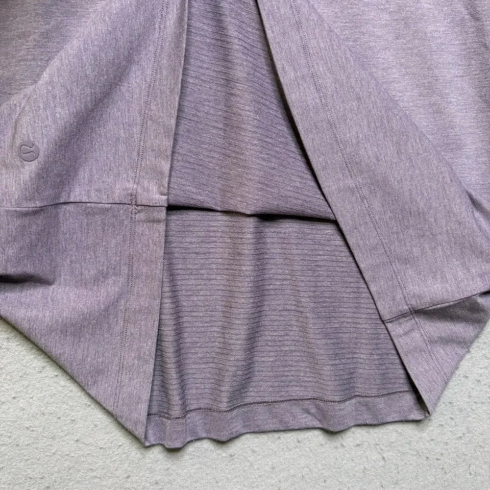 Lululemon Evolution Polo Shirt Mens Large Purple Heathered Short Sleeve Golf